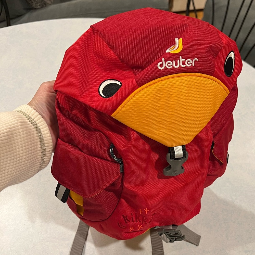 Red and Gray Backpack